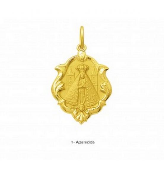 Pingente Medalha Nossa Senhora Aparecida -P